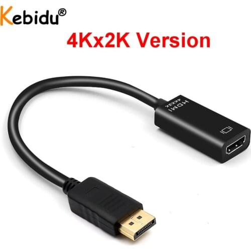 DP to HDMI-compatible Adapter Display Port Male To Female Cable Converter Adaptor For Projector Display Laptop TV 4K*2K 1080P