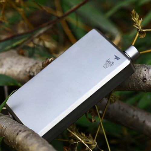 Leisure Travel Hip Flask Portable Titanium Whiskey Alcohol Liquor Bottle Flagon Male Small Mini Bottle 120ml Keith Ti9306