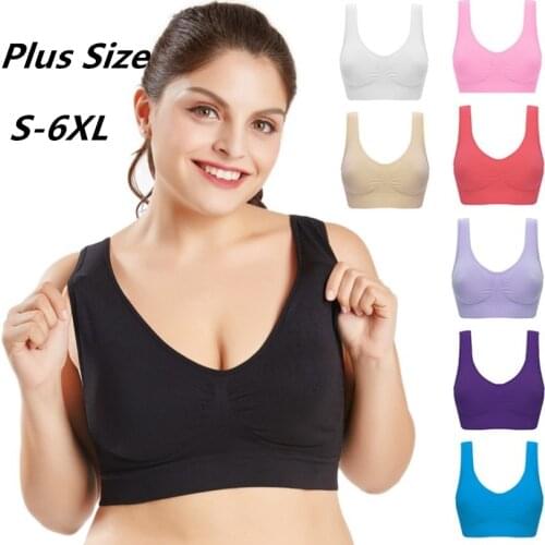 Women Sports Bra Underwear Fitness Running Vest Gym Workout Padded Crop Tops Female Sportswear Brassiere Push Up Bras