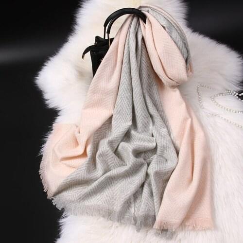 Winter Wool Scarf Women 2021 Brand Foulard Femme Shawls and Wraps for Ladies Soft Pashmina Echarpe Warm Faux Cashmere Scarves