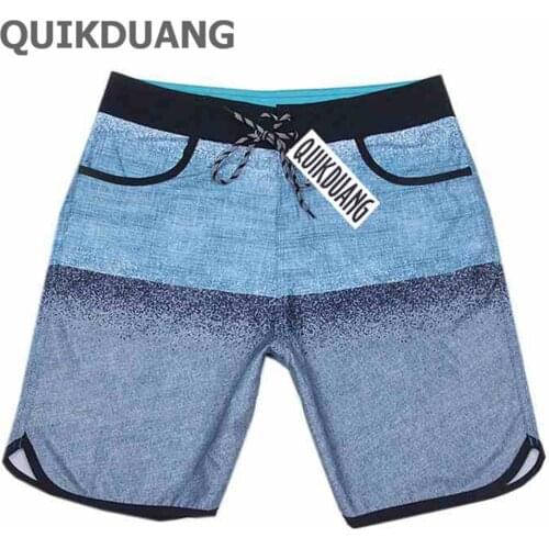 Brand New Board Shorts Male Blue Beachshorts Quick-dry Elastane Spandex Boardshorts Fashion Men Bermuda Shorts Casual Shorts 115