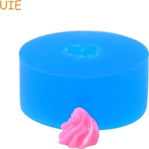 XYL224U 8.9mm Whipped Cream Silicone Mold - Dessert, Fondant, Miniature Food, Candy, Resin, Clay, Icing, DIY Handmade, Chocolate