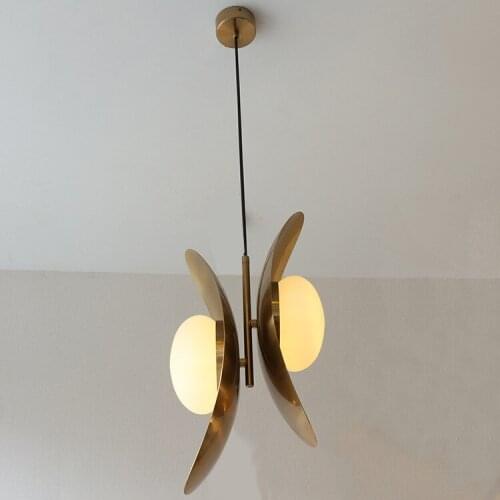 Nordic post modern light luxury chandelier designer lamps interior Iron Chandelier model room hotel engineering lamp