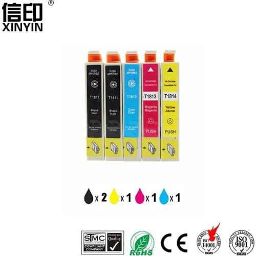 XColor T1811-4 Compatible Ink Cartridge For XP212 XP215 XP 225 XP312 XP315 XP412 XP415 XP102 XP202 XP205 XP302 XP305 XP402 XP405