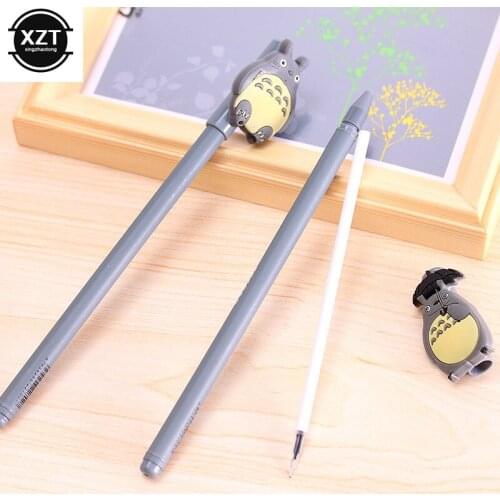 1PCS 0.5mm Kawaii Cartoon Totoro Gel pens Cute Creative Stationery For Kids Children Students Office School Supplies HOT SALE