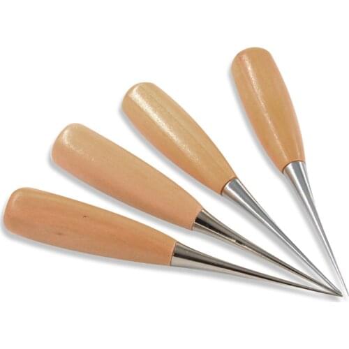 1pcs Leather Manual Awl Craftwork Awl Leather Hole Puncher Positioning Drill Tools Leather Piercer Supplies Sewing Accessories