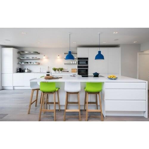 2017 modern high gloss white lacquer kitchen furnitures customized modular kitchen cabinets L1606026