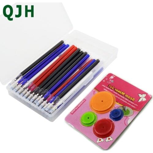 40pcs/Lot Heat Erasable Pen Refill High Temperature Disappearing Fabric Marker Pen For Clothing Leather Mark Sewing Tools