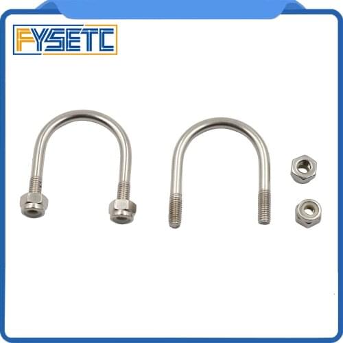 6Sets U-bolts For Holding LM8UU MK2S Y-carriage For Prusa i3 3D Printer Spare Parts