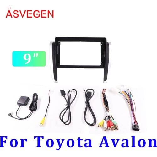 9" Car Radio Fascia Frame For Toyota Avalon Car Dvd Frame Install Panel Dash Mount Installation Dashboard