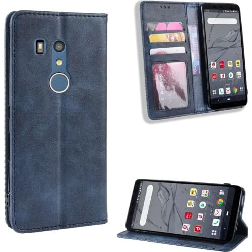 For Fujitsu Arrows Be3 F-02L Case Wallet Flip Style Vintage Leather Phone Bag Cover For FUJITSU ARROWS BE3 with Photo frame