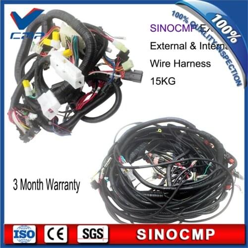 EX200-2 complete internal and external wiring harness, wire cable for Hitachi excavator