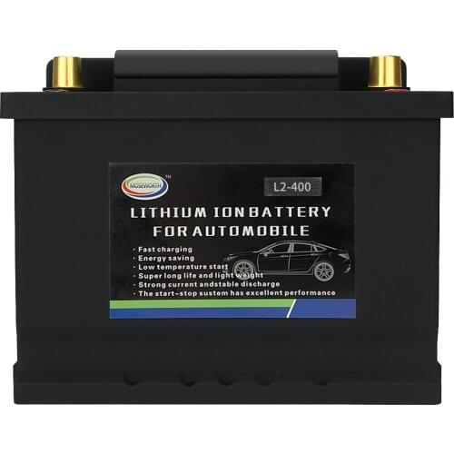 65AH Car Battery 12V LiFePO4 Lithium Phosphate ion Auto Automobile Battery L2-400 1200CCA Size-240*174*190mm LiFePo4 Battery
