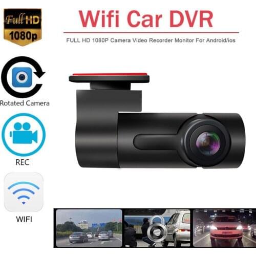 HD1080P Smart Car Wifi DVR Dash Camera Night Vision Video Recorder 140 Degree View Dashboard G-Sensor 24H Parking Monitor