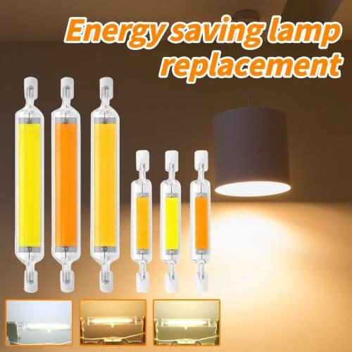 Spotlight Lamp R7s 118mm Cob Lamp Bulb Halogen 78mm High Powerful Glass Tube Replace Light Led