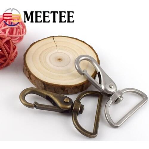 2/4pcs 38mm Metal Buckles for Bag Dog Collar Keychain Swivel Trigger Clasps Snap Bag Strap Hangers Connector DIY Accessories