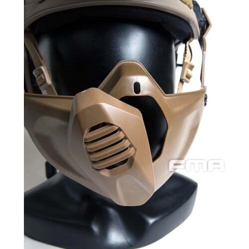 FMA Helmet Guide Rail Mask Half Mask for Tactical Helmet BK/DE/FG TB1354