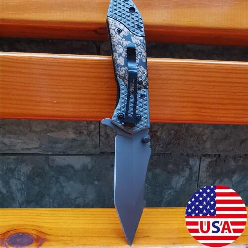 New Folding Blade CS Go Knife Fast Open Military Self Defense Knifes Tactical Camping Survival Hunting Pocket Knives