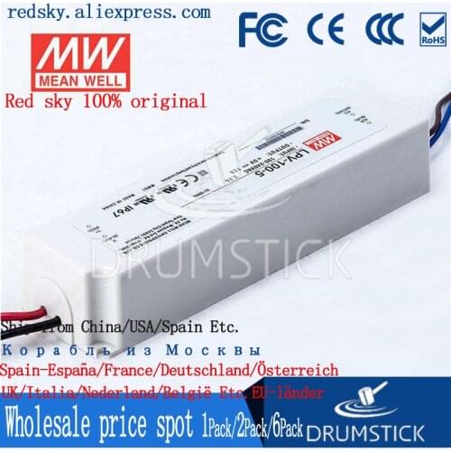 Steady MEAN WELL LPV-100-12 12V 8.5A meanwell LPV-100 12V 102W Single Output LED Switching Power Supply