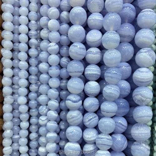 10MM 38Pcs/strand 100% Pure Natural Purple Semi-precious Chalcedony Jewellery Loose Strands Jewelry Beads