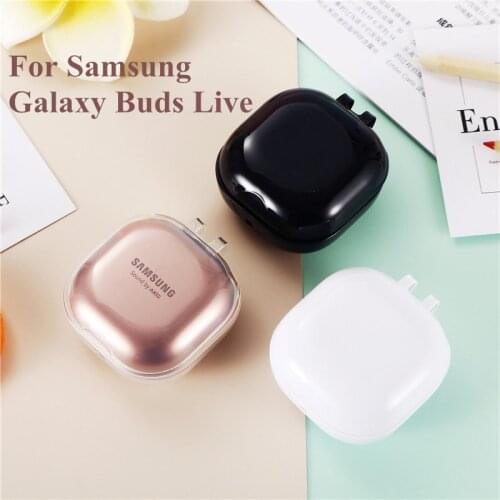 Silicone Earphone Case for Samsung Galaxy Buds Live Wireless Bluetooth Headset Dust-proof Headphone Cases Protective Cover Shell