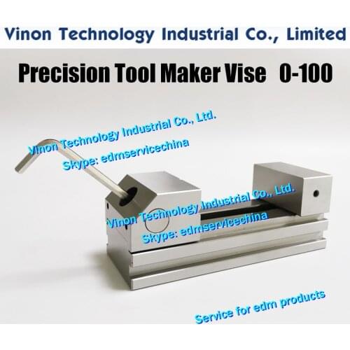 Max Open:0-100mm Stainless Tool Maker Vise (Ultra Precision type), VSTV-VL30 EDM GRINDING VISE Toolmaker Vise hold 100mm