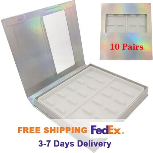 Custom Packaging Glitter Paper magnetic 3d Mink Lashes Box With Tray Wholesale Lashes Private Label Logo Packing Box Empty Case