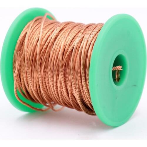 Twisted OFC Painted Wire Hifi Audio Speaker Inductor Coil Wire Cable 7 Strandsx0.5mm