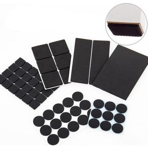 2-24PCS Self Adhesive Furniture Leg Feet Rug Felt Pads Anti Slip Mat Bumper Damper For Chair Table Protector Hardware