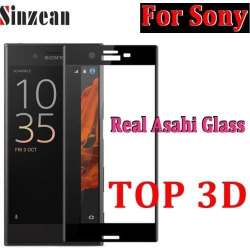 100pcs 3D curved edge Asahi For Sony Xperia 1 II Full Cover Tempered Glass For Xperia 8/Xperia 10 II 3D Screen Protector