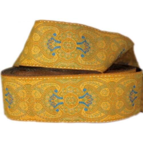 20yards*5.4cm Chinese Ribbons National Style Digital Jacquard Ribbon/Webbing DIY Sewing Handmade Clothes Curtain Accessories