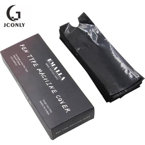 Tattoo Pen Bags 200 Pcs White Disposable Cartridge Tattoo Machine Pen Covers Sleeves for Tattooing Protect Cartridge Cleaning