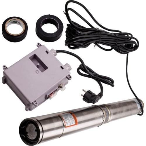 4 inch Submersible Pump HP 1.5 1100W Deep Well Electric 95mm Water Pump Stainless Steel Tube 4 '' 5.4bar