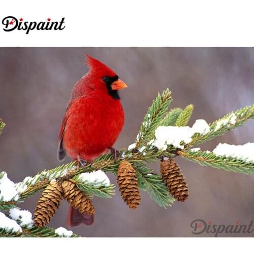 Dispaint 5D Diamond "Animal bird" Diamond Embroidery Full Round/ Square Diy Diamond Painting Cross Stitch Home Decor A10159
