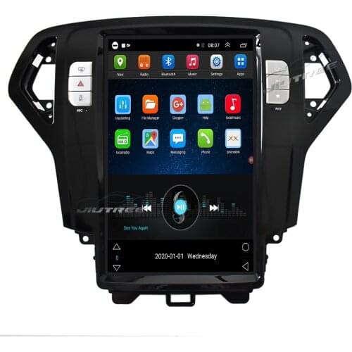 Android autoradio gps Multimedia Video Player For Ford Mondeo Fusion mk4 2007-2010 vertical Navigation 2 din DSP Carplay IPS