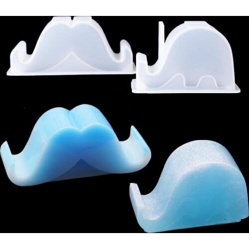 Cellphone Bracket Holder Epoxy Resin Molds Mobile Phone Stand Simple Swing Table Silicone Molds Crafts Decoration Making Tools