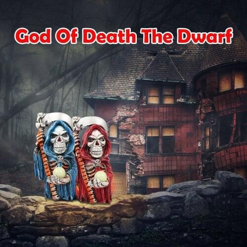 Home Skullbone Model Halloween Party Grim Reapers Statue Sculpture Halloween family decoration halloween decoration Prank DIY