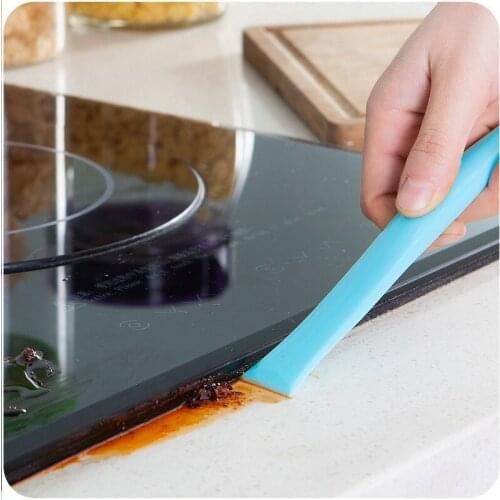Kitchen Gas Stove Double-end Cleaning Scraper Washing Windows Gap Stove Edge Clean Decontamination Double-Headed Scraper