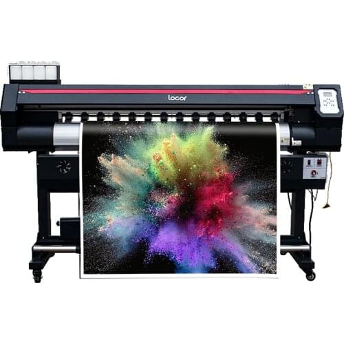 Wide format locor 1600mm eco solvent printer single print head CISS ink supply 5ft 1.6m digital printing machine