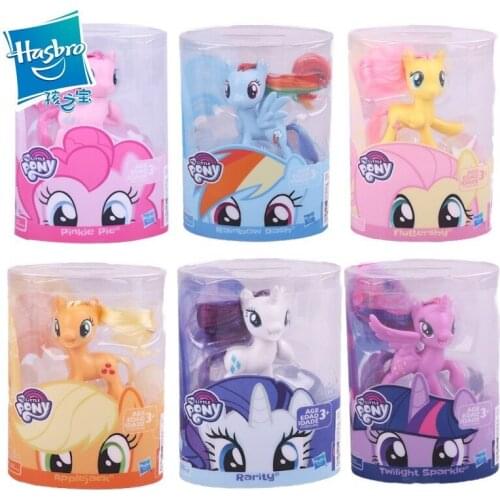 Hasbro My Little Pony Toys Mini Pony Dolls Friendship Is Magic Pony Figure Set Rainbow Pony Model Rainbow Pony Model Girls Gift