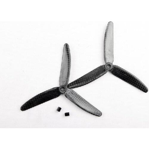 MIGE 5 x 3 / 5030 3 blade Carbon Propeller Set for Mini 250 Quadcopter, one pair (1xCW,1xCCW)