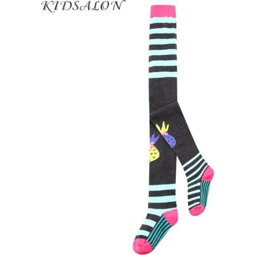 Girls Tights Cartoon Animal Baby Girls Pantyhose 2021 Autumn Winter Cotton Tights Kids Stockings Children Clothing 2-14Y