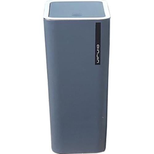 9L Rolling Cover Type Trash Can With Lid, Home Living Room Garbage Waste Bins Toilet Trash Bin, Kitchen Rubbish Container Basket