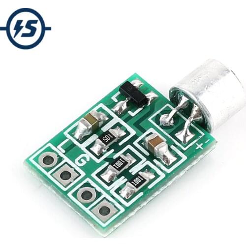 Mini Microphone Audio Amplifier Module Speaker Circuit Board DC 2.5-9V 14x12mm Mic Accessories