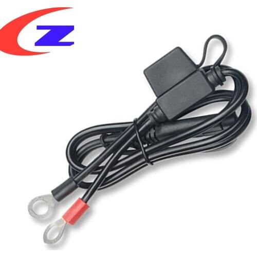 Motor DIY SAE to USB Cable Adapter Waterproof USB Charger Quick 2.1A Port with Inline Fuse for Motorcycle Cellphone Tablet GPS