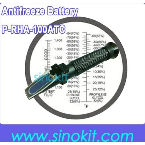 Wholesales Plastic Material Antifreeze and Battery Black Refractometer P-RHA-100ATC