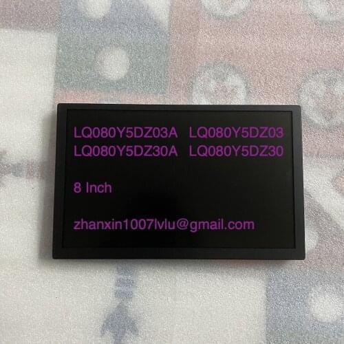 Origina 8'' LCD Display LQ080Y5DZ03A LQ080Y5DZ03 LQ080Y5DZ30A LQ080Y5DZ30 For Ford Car DVD Radio Multimedia Player Navigation