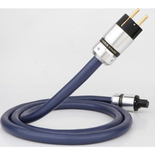 Hi-End EU Schuko power plug Monosaudio P902 99.998% OFC Copper Structure 5.5Sq (7core x1mm) AC Power cords Cable Audio Grade 17