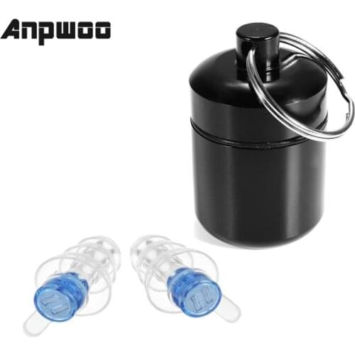 ANPWOO Noise Canceling Earplug For Concert Musician Motorcycle Hearing Protection Reusable Silicone Ear plugs