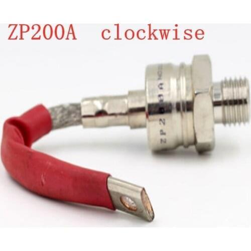 ZP200A 1000V Bolt Type Spiral Diode Ordinary Rectifier Clockwise